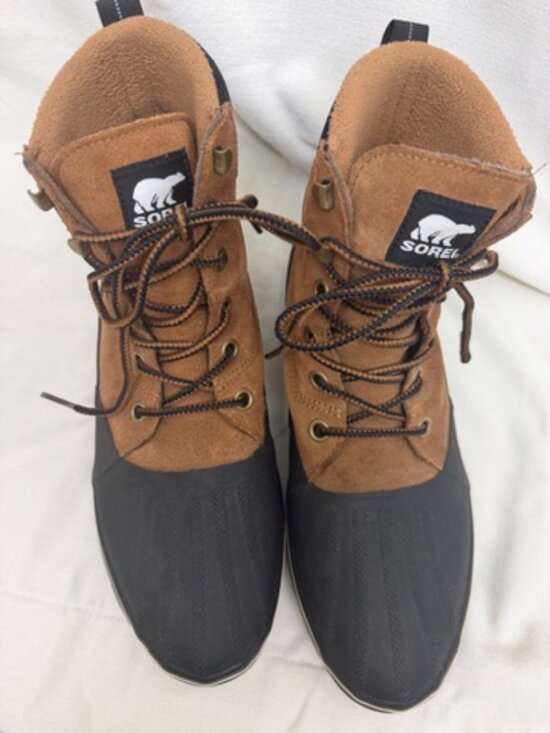 Sorel Cheyanne Metro II WP Velvet Tan Black Waterproof City Boots Mens 12 main image 4